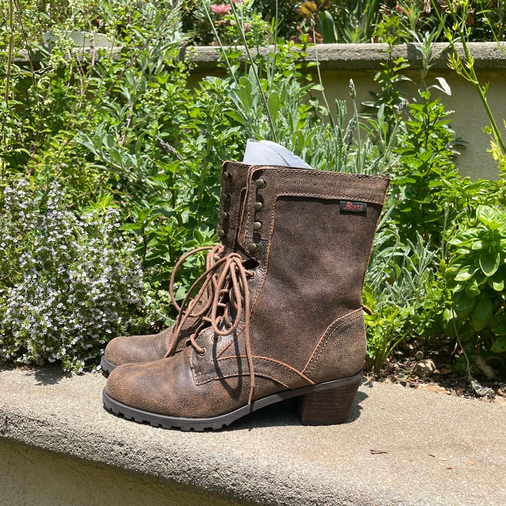 G.H. Bass Leather Boots, Women’s 7.5